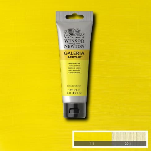 120ml  346 S1  Lemon Yellow Galeria Acryl