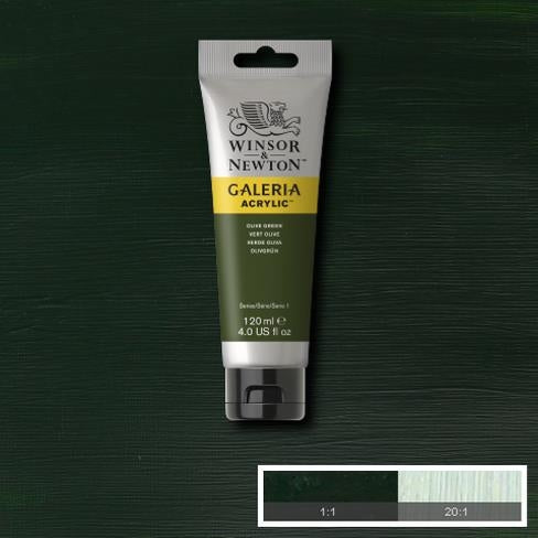 120ml  447 S1  Olive Green Galeria Acryl