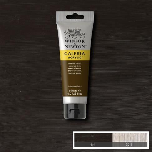 120ml  676 S1  Vandyke Brown Galeria Acryl