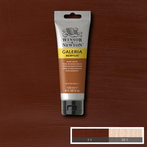 120ml  074 S1  Burnt Sienna Galeria Acryl