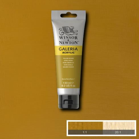 120ml  744 S1  Yellow Ochre Galeria Acryl