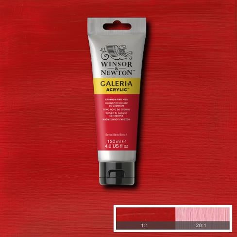 120ml  095 S1  Cadmium Red Hue Galeria Acryl