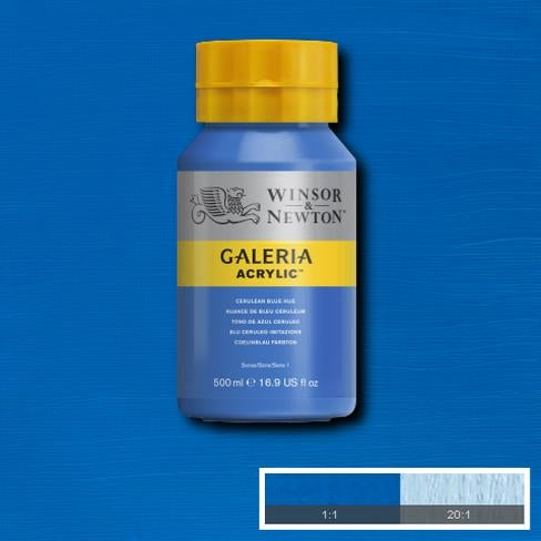 500ml  138 S1  Ceruleum Blue Hue Galeria Acryl