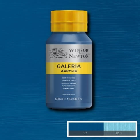 500ml  232 S1  Deep Turquoise Galeria Acryl