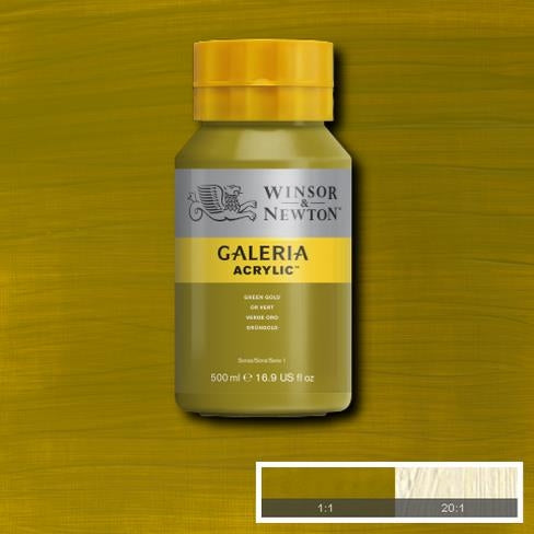 500ml  294 S1  Green Gold Galeria Acryl