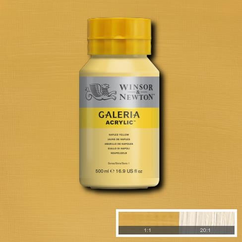 500ml  422 S1  Naples Yellow Galeria Acryl