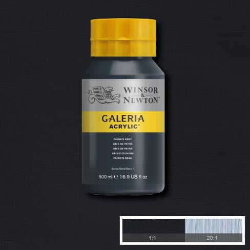 500ml  465 S1  Paynes Grey Galeria Acryl