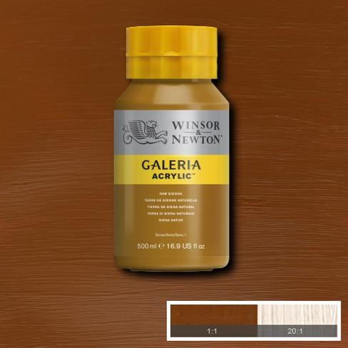 500ml  552 S1  Raw Sienna Galeria Acryl