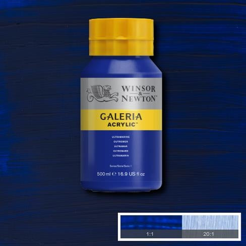 500ml  660 S1  Ultramarine Galeria Acryl