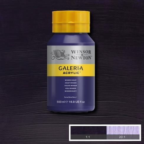 500ml  728 S1  Winsor Violet Galeria Acryl