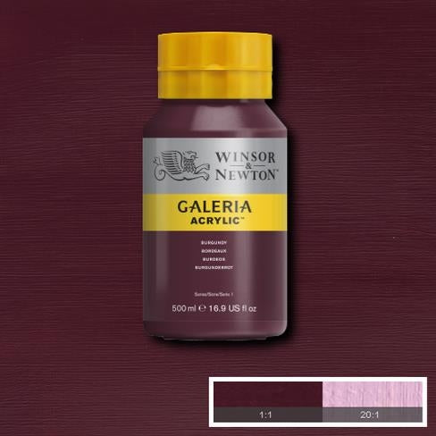 500ml  075 S1  Burgundy Galeria Acryl