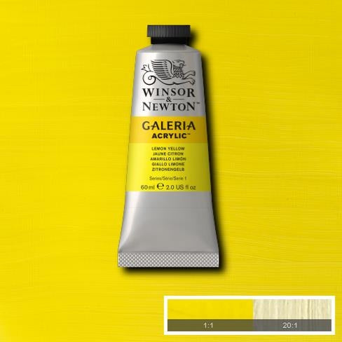 60ml  346 S1  Lemon Yellow Galeria Acryl