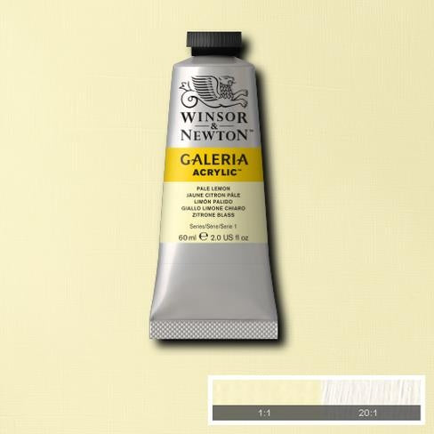 60ml  434 S1  Pale Lemon Galeria Acryl