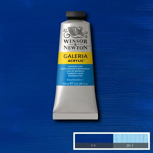 60ml  535 S1  Process Cyan Galeria Acryl