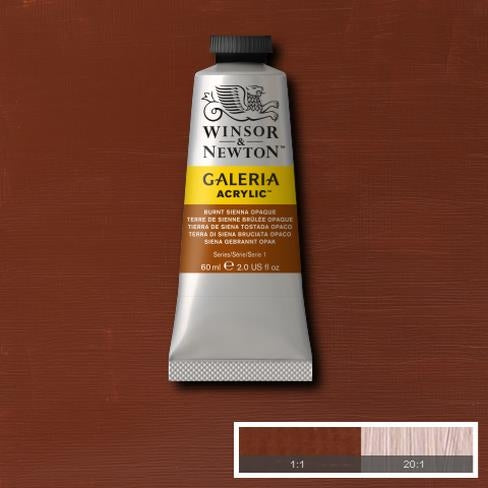 60ml  553 S1  Raw Sienna Opaque Galeria Acryl