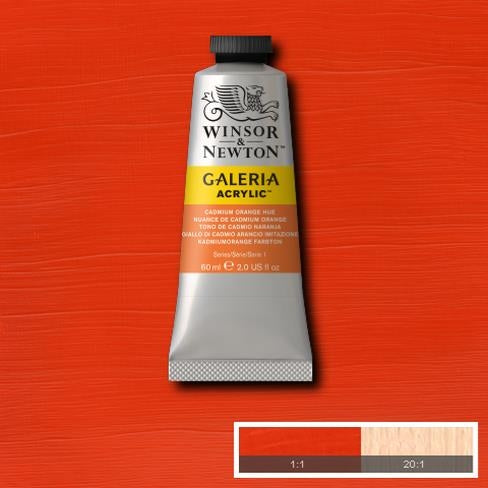 60ml  090 S1  Cadmium Orange Hue Galeria Acryl