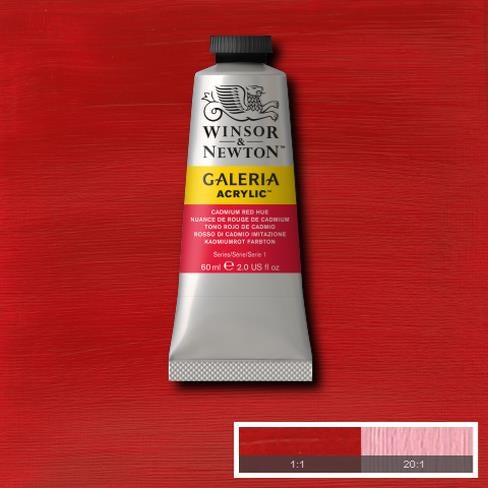 60ml  095 S1  Cadmium Red Hue Galeria Acryl