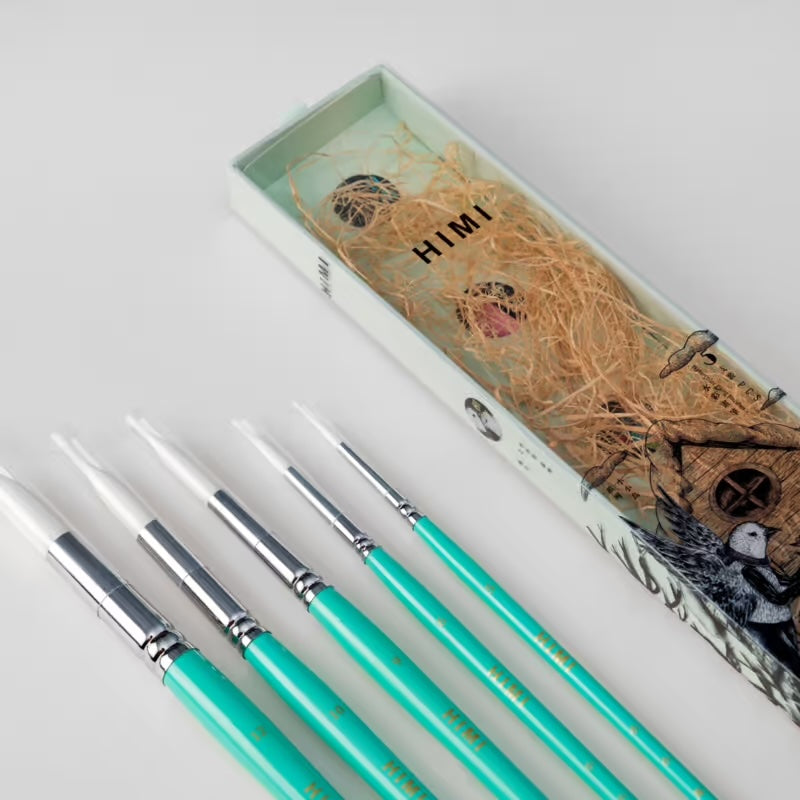 HIMI Set van 5 Aquarel penselen