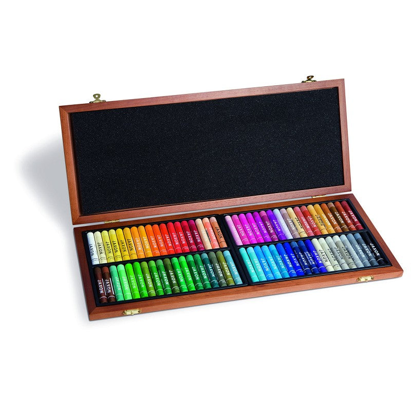 Softpastels studiekwaliteit, kartonnen box met hele pastelkrijtjes Jaxell