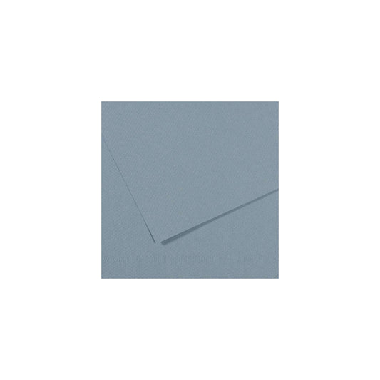 10 vel 160 grs Mi-Teintes gekleurd papier, no 490 Blauw 50x65cm