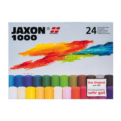 set oliepastel studiekwaliteit, was-pastelkrijtjes van Jaxon