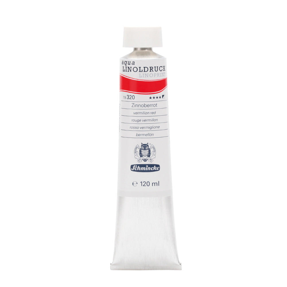 Blockprint inkt Waterbasis 120ml Schmincke Vermiljoen (warm) no 320