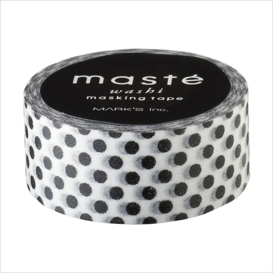Washi tape Masté katten zwart witte stippen