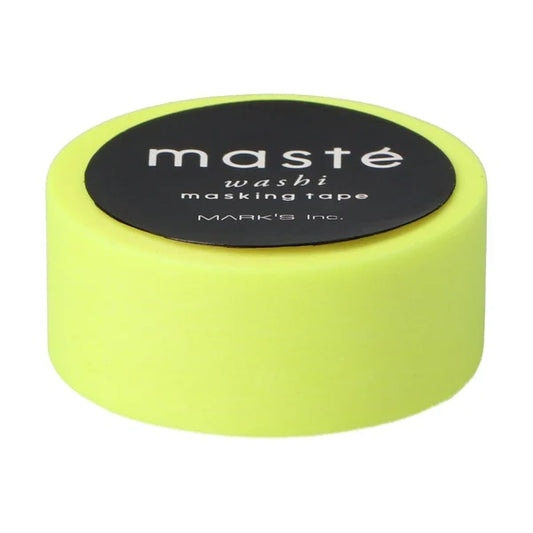 Washi tape Masté neongeel