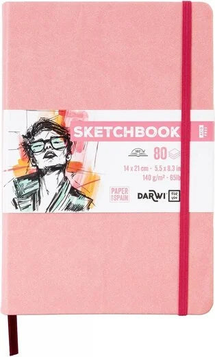 Dummie Darwi Roze A5 (15x21 cm) wit papier 80 vellen 140 gram
