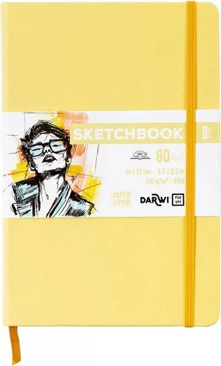 Set fineliners Staedtler 6 stuks met Darwi Schetsboek A5