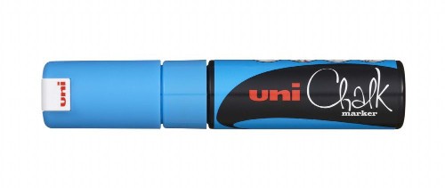 8K Groot Blauw krijtstift Uni Chalk Marker