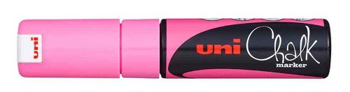 8K Groot Fluor Roze krijtstift Uni Chalk Marker